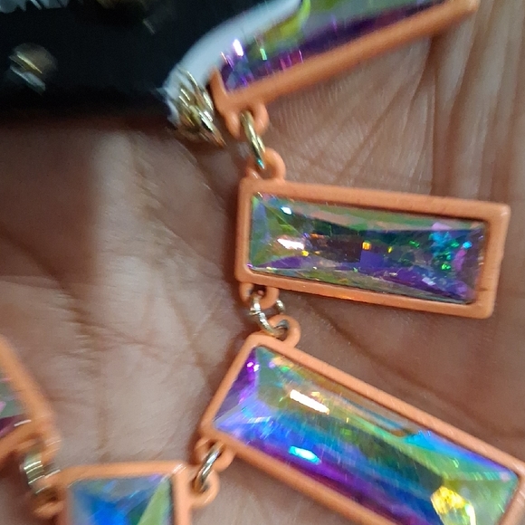 Taramanda Gold and Multicolor Statement Necklace - Picture 15 of 16